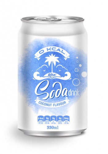 330ml Soda drink coconut Flavour